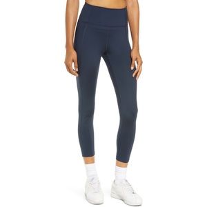 girlfriend collective high waisted ‘midnight’ 7/8 leggings